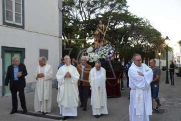 Misa y procesión de San Juan Bautista por el casco antiguo de Telde (Foto TA)